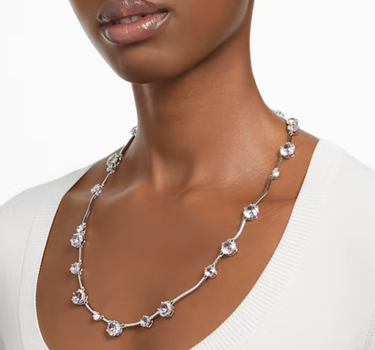 SWAROVSKI CONSTELLA NECKLACE ROUND CUT IN WHITE