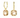SWAROVSKI MILLENIA DROP EARRINGS