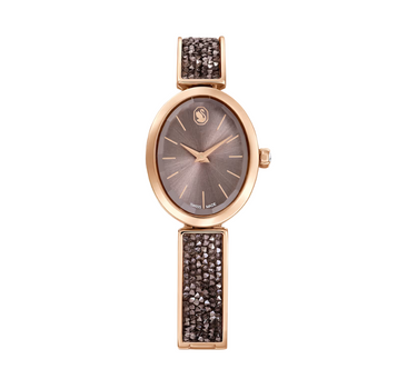 SWAROVSKI CRYSTAL ROCK OVAL WATCH
