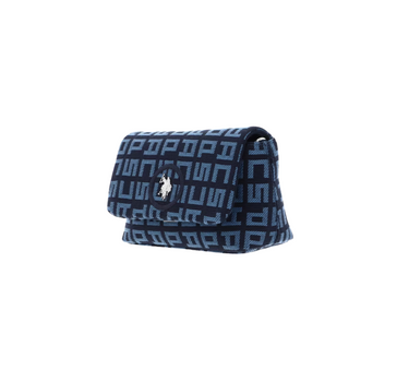 US POLO ASSN WOMEN JACQUARD S FLAP CROSSBODY BAG