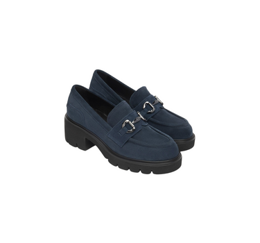 NERO GIARDINI SUEDE LOAFERS