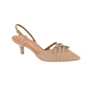 VIZZANO WOMEN SLINGBACK LOW HEEL PUMPS