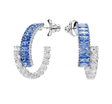 SWAROVSKI MATRIX HOOP EARRINGS