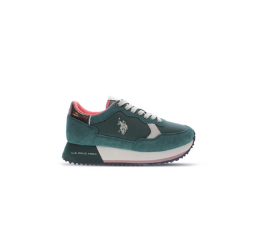 US POLO WOMEN'S SUEDE RUNNING SHOES