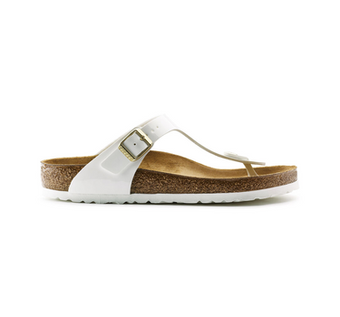 BIRKENSTOCK GIZEH BIRKO-FLOR PATENT REGULAR FIT