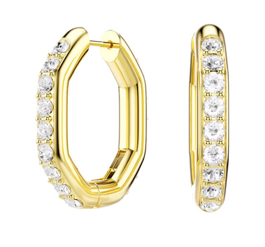 SWAROVSKI DEXTERA HOOP EARRINGS