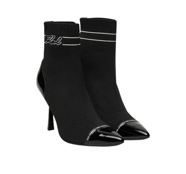 KARL LAGERFELD PANDARA EMBRO ANKLE BOOTS