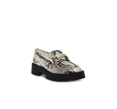 STEVE MADDEN LEATHER LANDO-CN LOAFERS