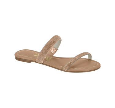 VIZZANO WOMEN TWO STRAP SLIDERS