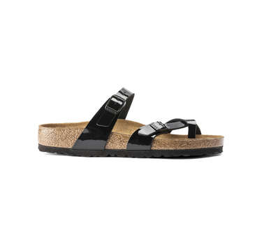 BIRKENSTOCK MAYARI BIRKO-FLOR PATENT NARROW FIT