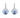SWAROVSKI VELLA V DROP EARRINGS