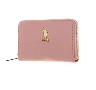 US POLO WOMEN'S NEW JONES M ZIP WALLET IN NUDE