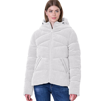 US POLO ASSN WOMENS VELVET PADDED JACKET