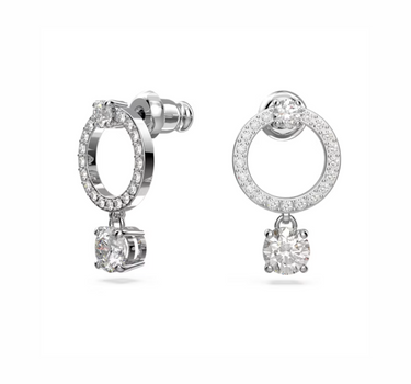 SWAROVSKI ATTRACT HOOP EARRINGS