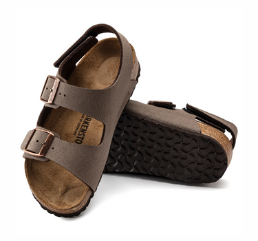 BIRKENSTOCK MILANO HL KIDS NARROW FIT IN MOCHA