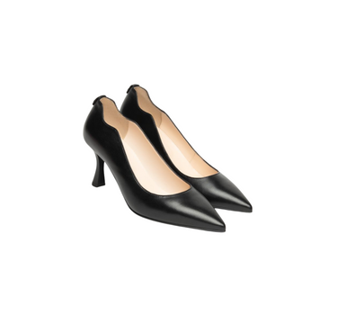 NERO GIARDINI LEATHER PUMPS