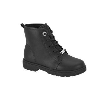 MOLEKINHA GIRLS LACE UP COMBAT BOOTS