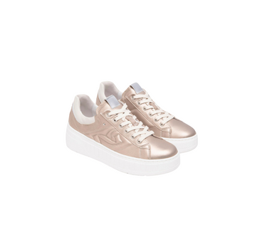 NERO GIARDINI WOMEN'S LEATHER TRAINERS