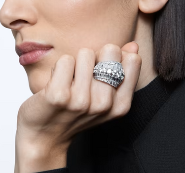 SWAROVSKI HYPERBOLA COCKTAIL RING