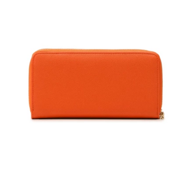 US POLO WOMEN'S NEW JONES L DOUBLE ZIP WALLET IN ORANGE