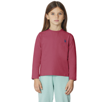 US POLO ASSN GIRLS BLUE T-SHIRT