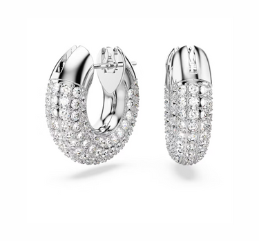 SWAROVSKI DEXTERA HOOP EARRINGS