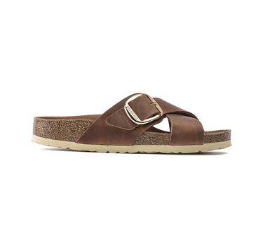 BIRKENSTOCK SIENA BIG BUCKLE OILED LEATHER NARROW FIT