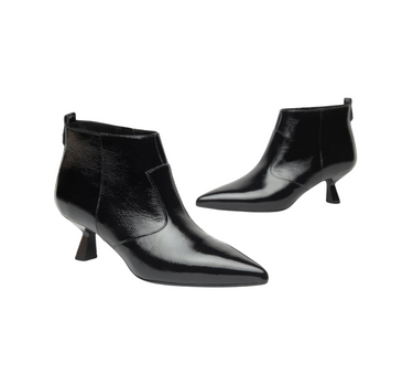 NERO GIARDINI LEATHER ANKLE BOOTS