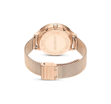 SWAROVSKI NOVA CHRONO WATCH, SWISS MADE, METAL BRACELET, BRACELET, ROSE GOLD TONE, ROSE GOLD- TONE, ROSE GOLD-TONE FINISH