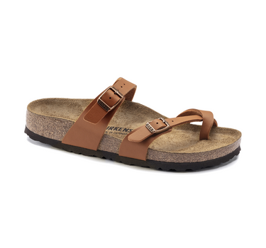 BIRKENSTOCK MAYARI NARROW FIT IN GINGER/BROWN