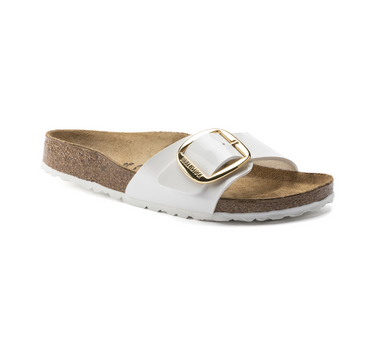 BIRKENSTOCK MADRID BIG BUCKLE BRIKO-FLOR PATENT NARROW FIT