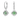 SWAROVSKI UNA ANGELIC DROP EARRINGS
