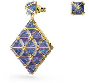 SWAROVSKI CURIOSA DROP EARRINGS IN BLUE