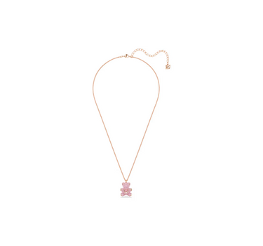 SWAROVSKI TEDDY PENDANT IN PINK