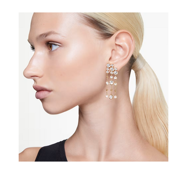 SWAROVSKI IMBER DROP EARRING