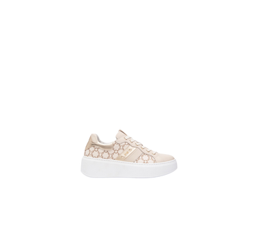 NERO GIARDINI WOMEN'S LEATHER TRAINERS