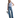 DKNY HIGH RISE WIDE LEG OUTSEAM STYLE JEANS