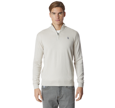 US POLO ASSN MEN KIRK HALF ZIP SWEATER