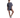 DKNY TOWELLING TERRY STRIPED POLO SHIRT