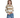 DKNY LONG SLEEVE MULTI STRIPE POLO SWEATER