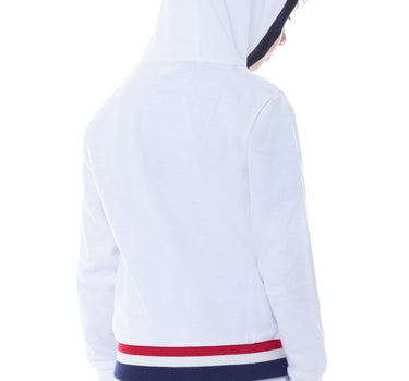 US POLO KIDS HOODIE IN WHITE