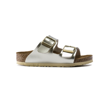 BIRKENSTOCK ARIZONA KIDS NARROW FIT IN METALLIC