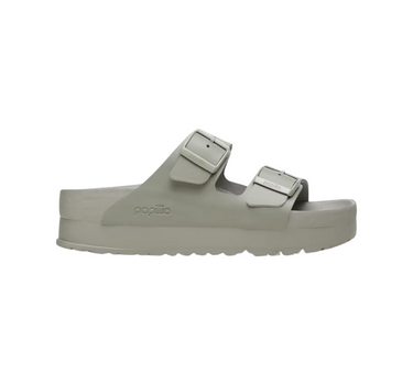 BIRKENSTOCK ARIZONA PLATFORM NATURAL LEATHER