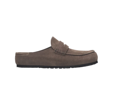 BIRKENSTOCK NAPLES WRAPPED SUEDE LEATHER NARROW FIT