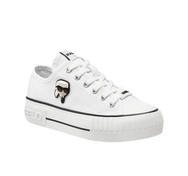 KARL LAGERFELD KAMPUS MAX NFT PATCH LO LACE TRAINERS
