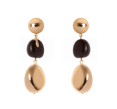 SODINI EARRINGS WITH ASYMETRIC ELEMENTS LAND