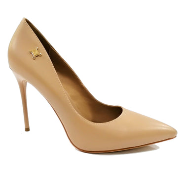LAURA BIAGOTTI COURT SHOES WITH GOLD DETAILING