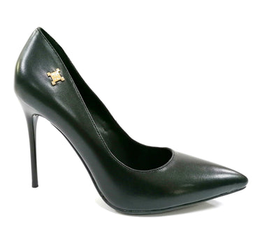 LAURA BIAGOTTI COURT SHOES WITH GOLD DETAILING