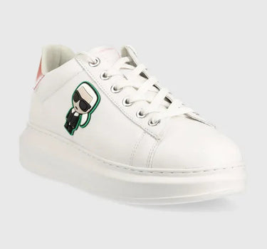 KARL LAGERFELD KAPRI SNEAKERS IN WHITE