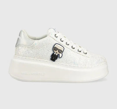 KARL LAGERFELD ANAKAPRI SNEAKERS IN WHITE